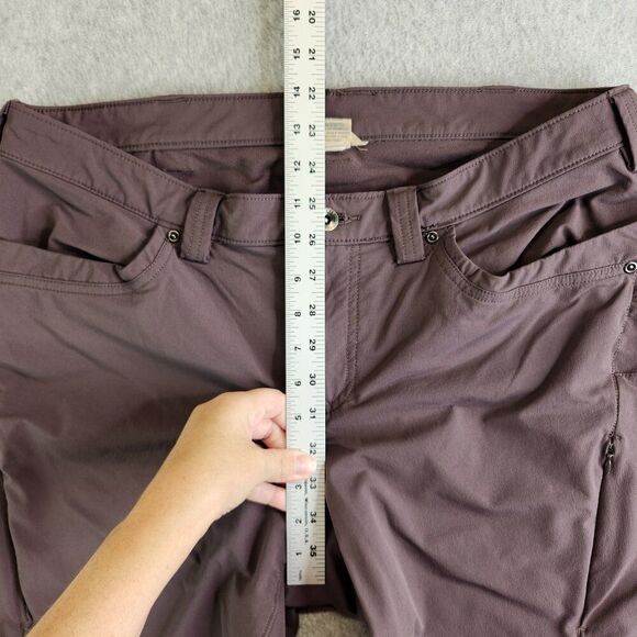 Duluth Pants Womens 14 Purple Softshell Articulated Reflective Hiking Camping - Picture 9 of 13